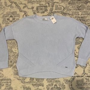 Hollister Light Blue Sweater W/ Tags